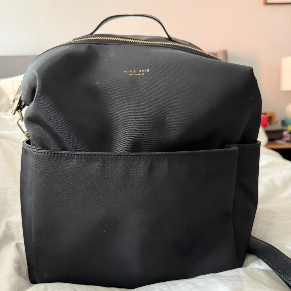 Mina babies nylon Stevie bag